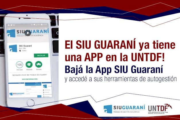 en la imagen se puede ver la app SIU GUARANI